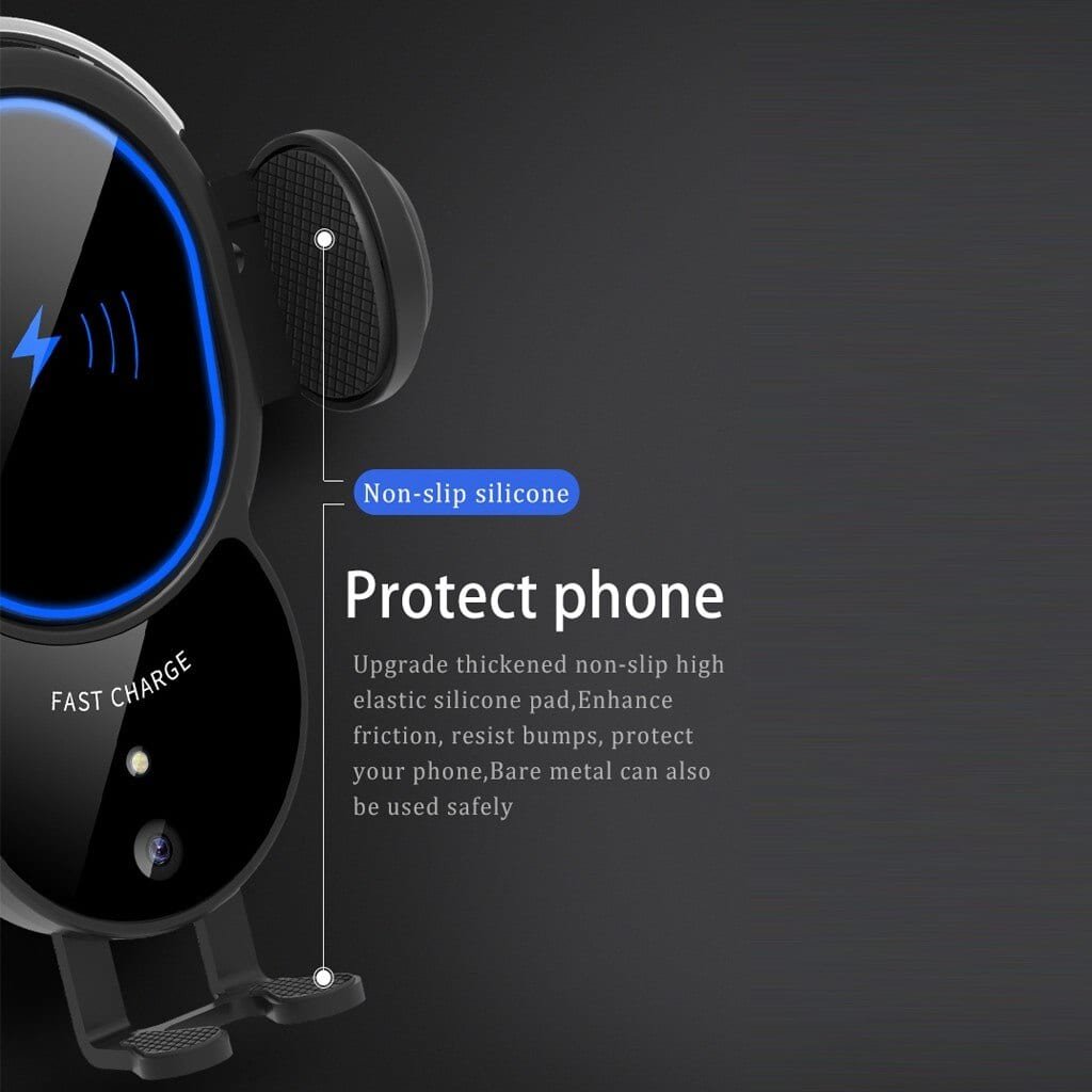 10W Wireless Car Charger-Automatic Triangle Mount